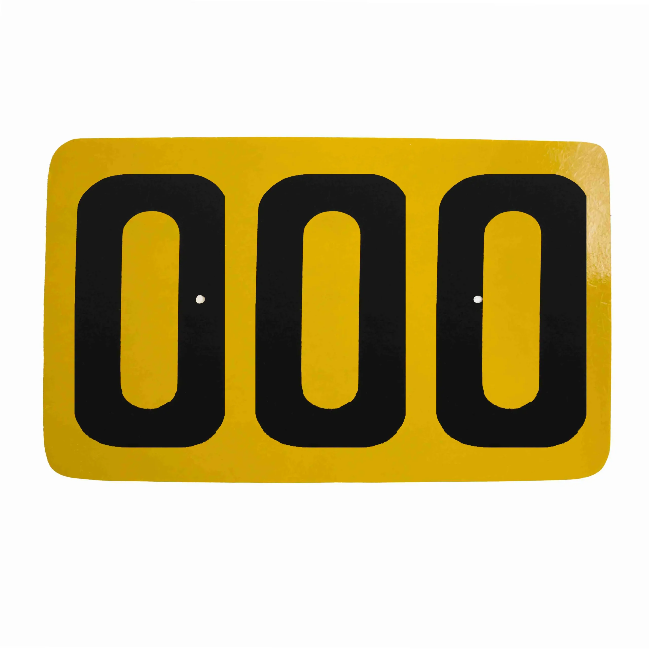 PLACA FIBRA DE VIDRIO-INSPECCIÓN AÉREA NUMÉRICA