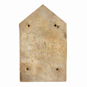 PLACA RECTANGULAR BRONCE FUNDIDO